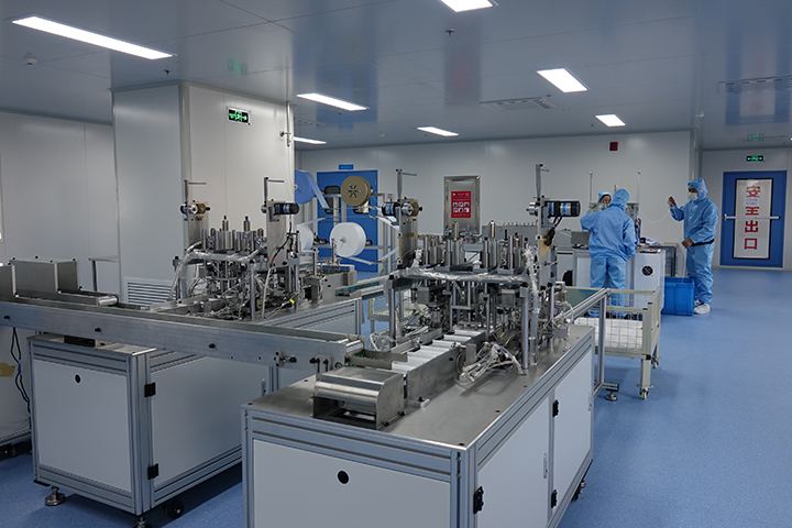 十萬(wàn)級(jí)口罩無(wú)塵車間